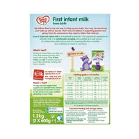 Cow & Gate 1 First Infant Milk Formula from Birth 1.2kg (2x600g) - Miu Mau Collectibles