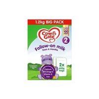 Cow & Gate 2 Follow On Milk Formula 6 - 12 months 1.2kg (2x600g) - Miu Mau Collectibles