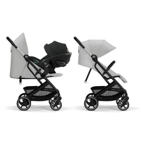 Cybex Beezy Compact Travel Pushchair - Fog Grey - Miu Mau Collectibles