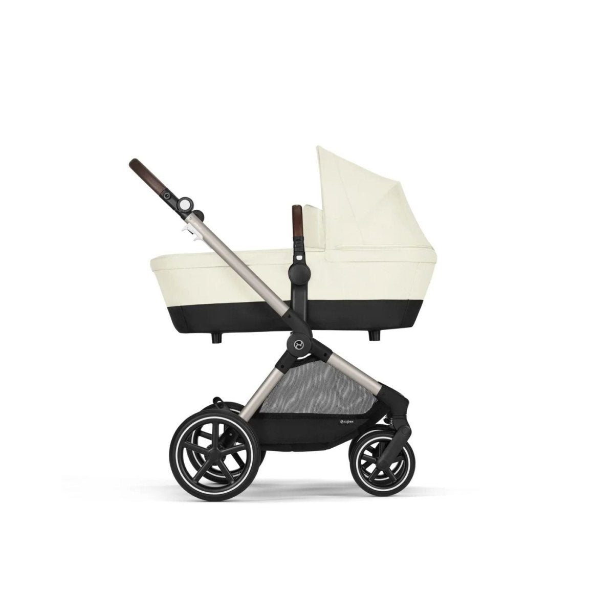 Cybex Eos Lux Silver 2 - in - 1 Pushchair - Seashell Beige - Miu Mau Collectibles