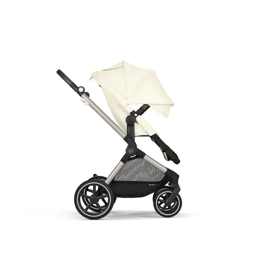Cybex Eos Lux Silver 2 - in - 1 Pushchair - Seashell Beige - Miu Mau Collectibles