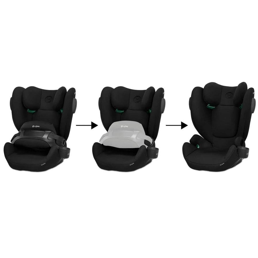 Cybex Pallas B4 i - Size Group 1/2/3 Car Seat (9 Months to 12 Years) - Pure Black - Miu Mau Collectibles