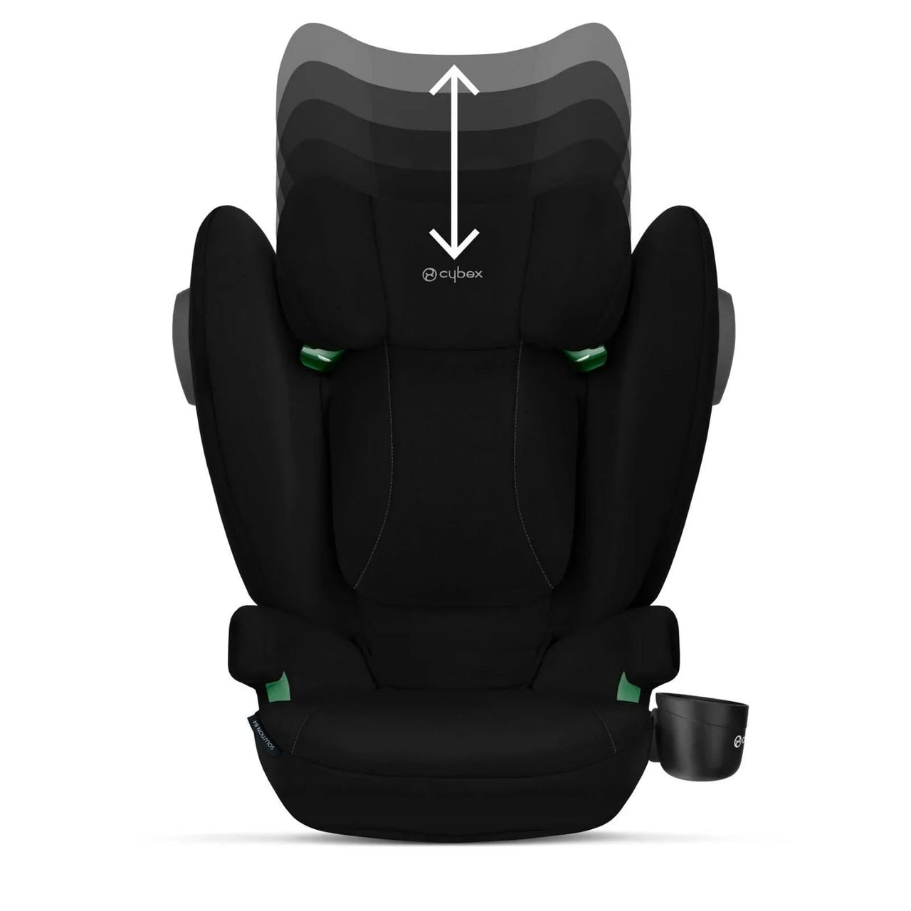 Cybex Solution B4 i - Fix Group 2/3 Car Seat (4 Years to 12 Years) - Volcano Black - Miu Mau Collectibles