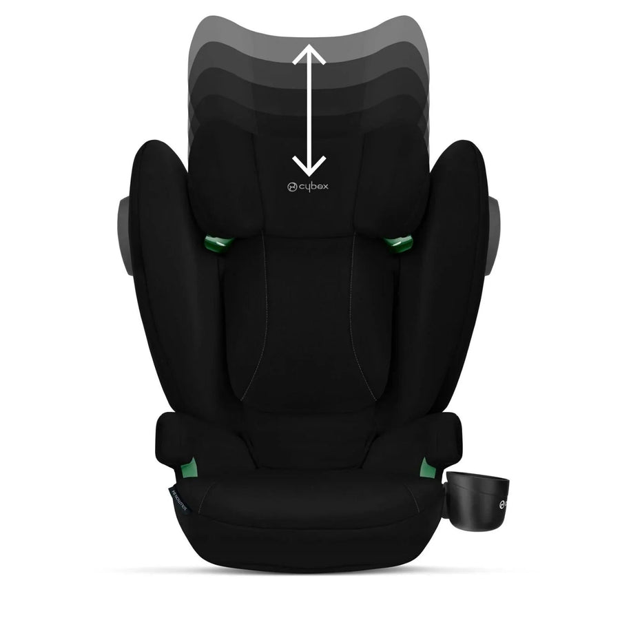 Cybex Solution B4 i - Fix Group 2/3 Car Seat (4 Years to 12 Years) - Volcano Black - Miu Mau Collectibles