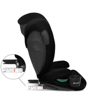Cybex Solution B4 i - Fix Group 2/3 Car Seat (4 Years to 12 Years) - Volcano Black - Miu Mau Collectibles