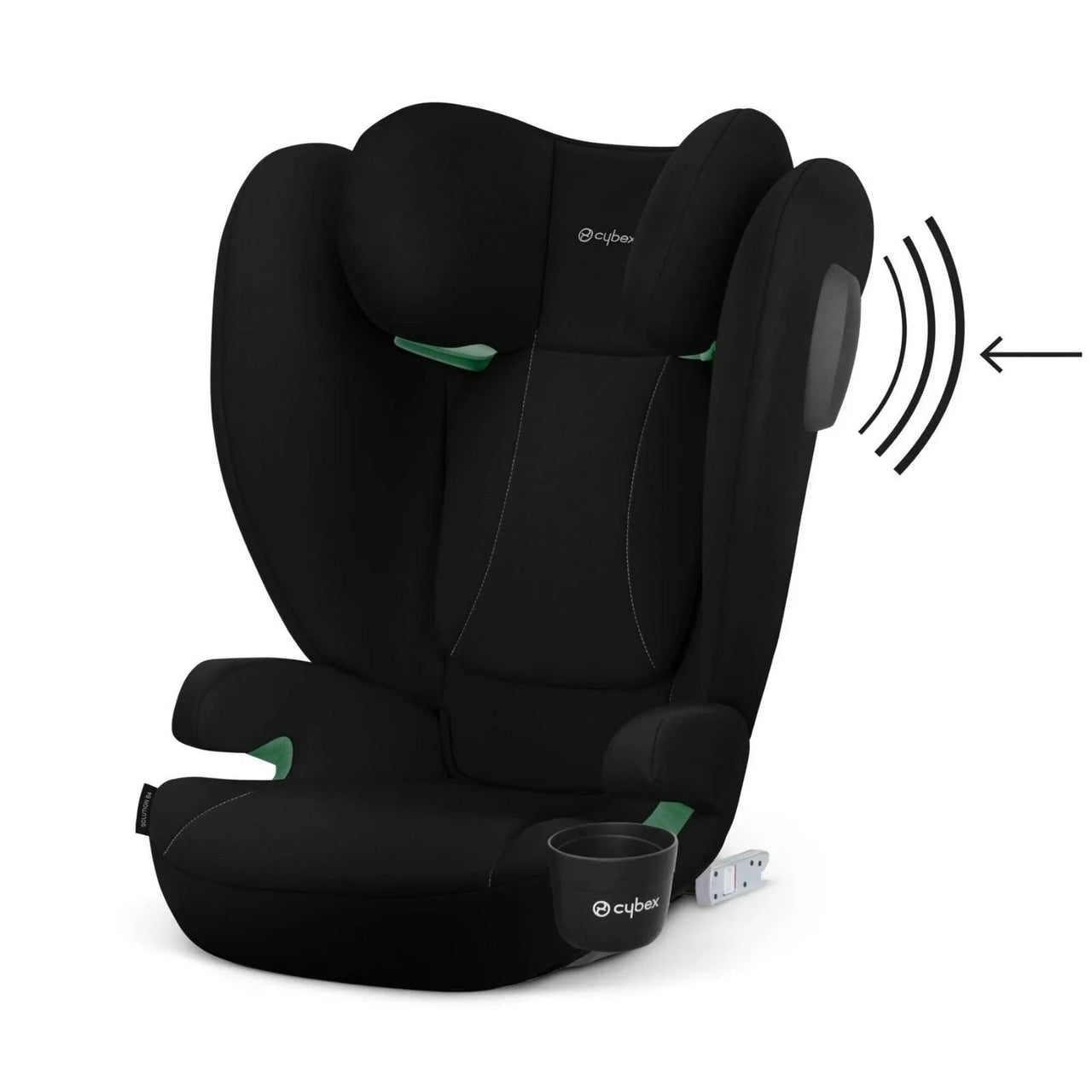 Cybex Solution B4 i - Fix Group 2/3 Car Seat (4 Years to 12 Years) - Volcano Black - Miu Mau Collectibles