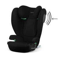 Cybex Solution B4 i - Fix Group 2/3 Car Seat (4 Years to 12 Years) - Volcano Black - Miu Mau Collectibles