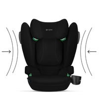 Cybex Solution B4 i - Fix Group 2/3 Car Seat (4 Years to 12 Years) - Volcano Black - Miu Mau Collectibles