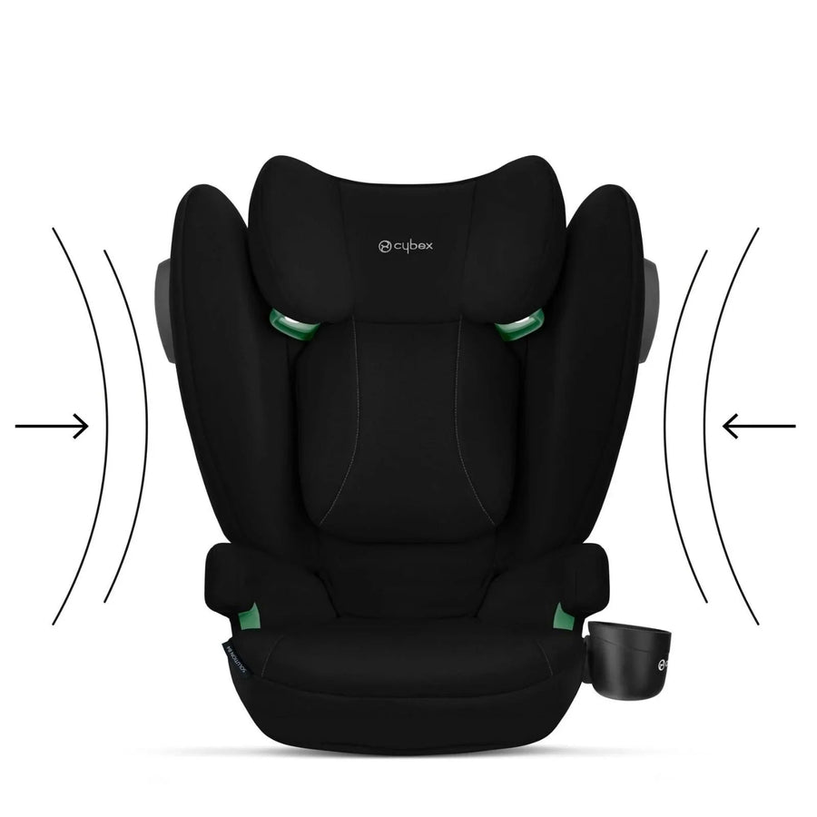 Cybex Solution B4 i - Fix Group 2/3 Car Seat (4 Years to 12 Years) - Volcano Black - Miu Mau Collectibles