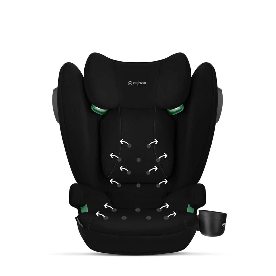 Cybex Solution B4 i - Fix Group 2/3 Car Seat (4 Years to 12 Years) - Volcano Black - Miu Mau Collectibles