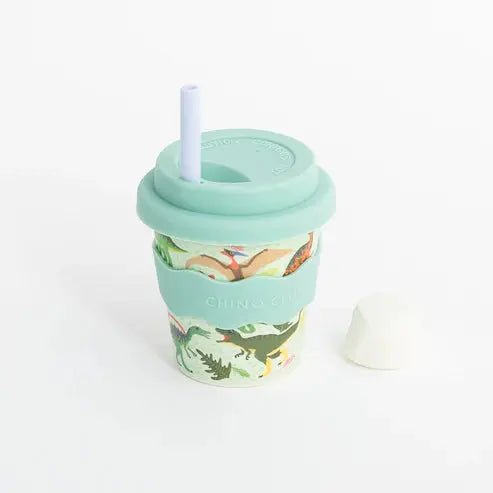 Dino Babychino Cup 4oz (Straws Sold Separately) - Miu Mau Collectibles