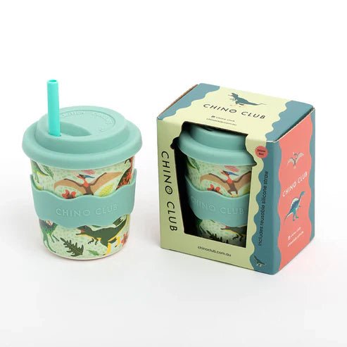 Dinosaur Babychino Cup 8oz (STRAW INCLUDED) - Miu Mau Collectibles