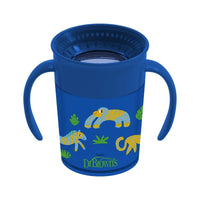 Dr. Brown's 360 Spoutless Transition Cup 300ml - Blue - Miu Mau Collectibles