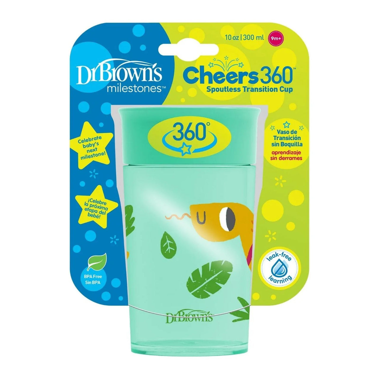 Dr. Brown's Milestones Cheers 360 Cup 300ml - Green - Miu Mau Collectibles
