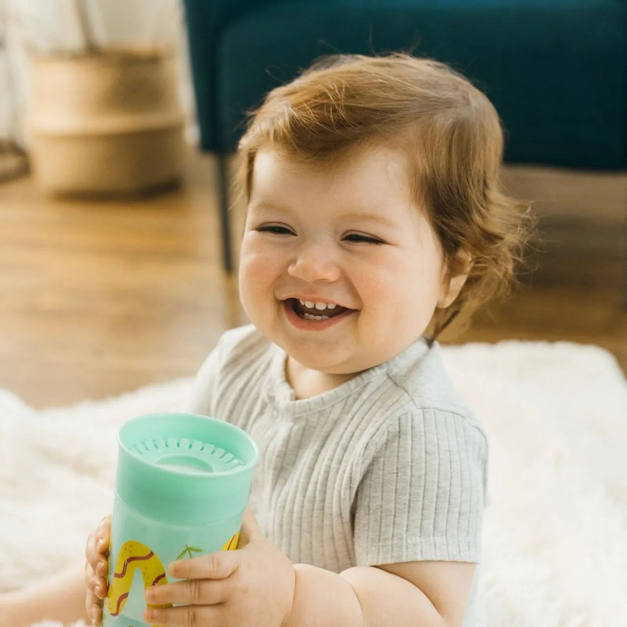 Dr. Brown's Milestones Cheers 360 Cup 300ml - Green - Miu Mau Collectibles