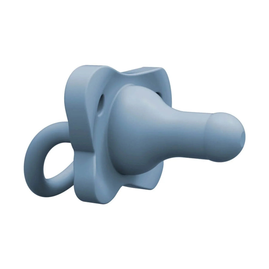 Dr. Brown's One Piece Silicone Soother 0+ months Pack of 2 - Blue - Miu Mau Collectibles
