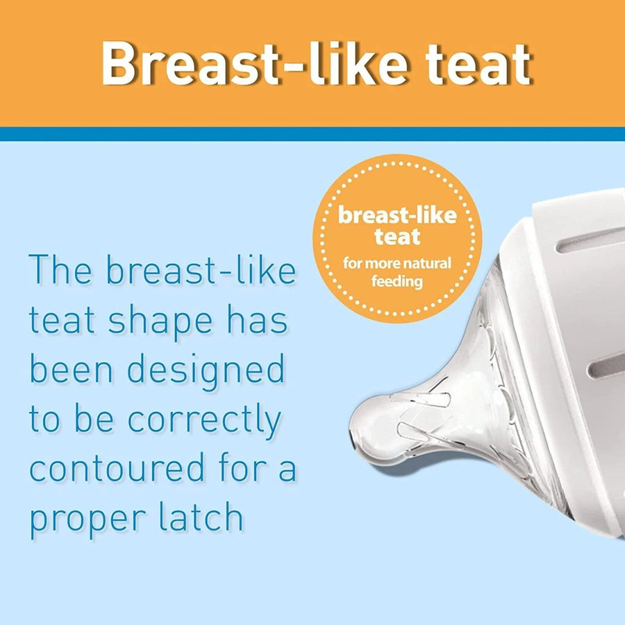 Dr. Brown's Options+ Anti - Colic Baby Bottle Wide Neck Blue 270ml Pack of 2 - Miu Mau Collectibles