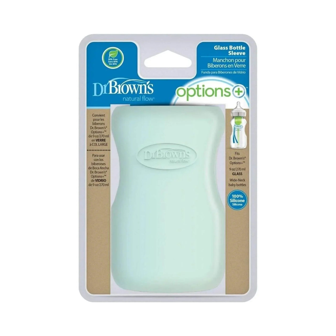 Dr. Brown's Options Glass Bottle Sleeve 270ml - Miu Mau Collectibles