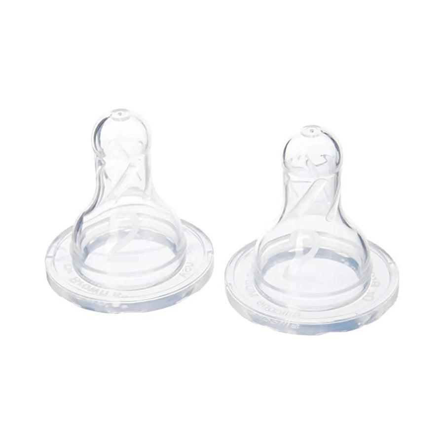 Dr. Brown's Options+ Narrow Neck Level 2 Teats 3+ months Pack of 2 - Miu Mau Collectibles
