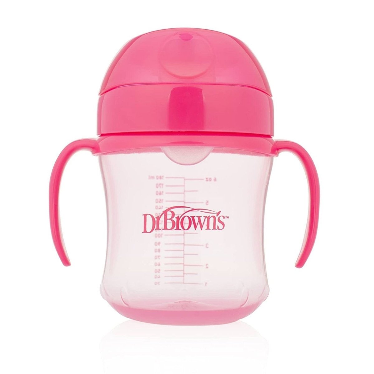 Dr. Brown's Soft Mouth Transition Cup 180ml - Pink - Miu Mau Collectibles