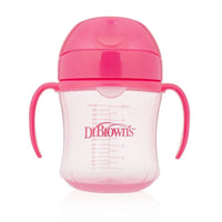 Dr. Brown's Soft Mouth Transition Cup 180ml - Pink - Miu Mau Collectibles