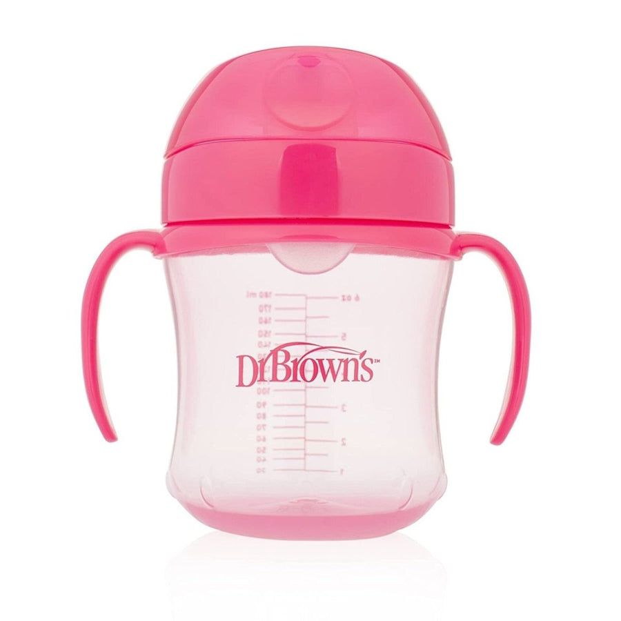 Dr. Brown's Soft Mouth Transition Cup 180ml - Pink - Miu Mau Collectibles