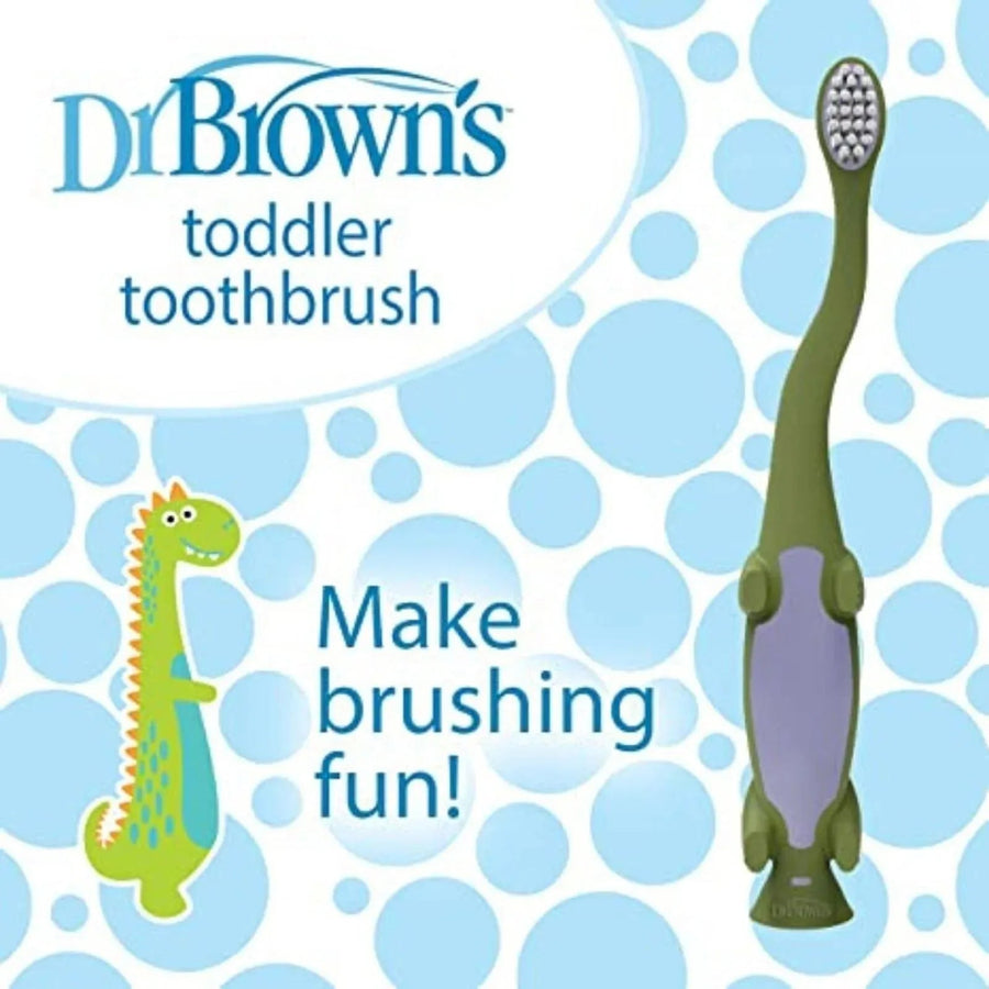 Dr. Brown's Toddler Toothbrush Dinosaur 1 - 4 years - Miu Mau Collectibles