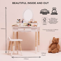 Dressing - up Vanity Table & Stool - Miu Mau Collectibles
