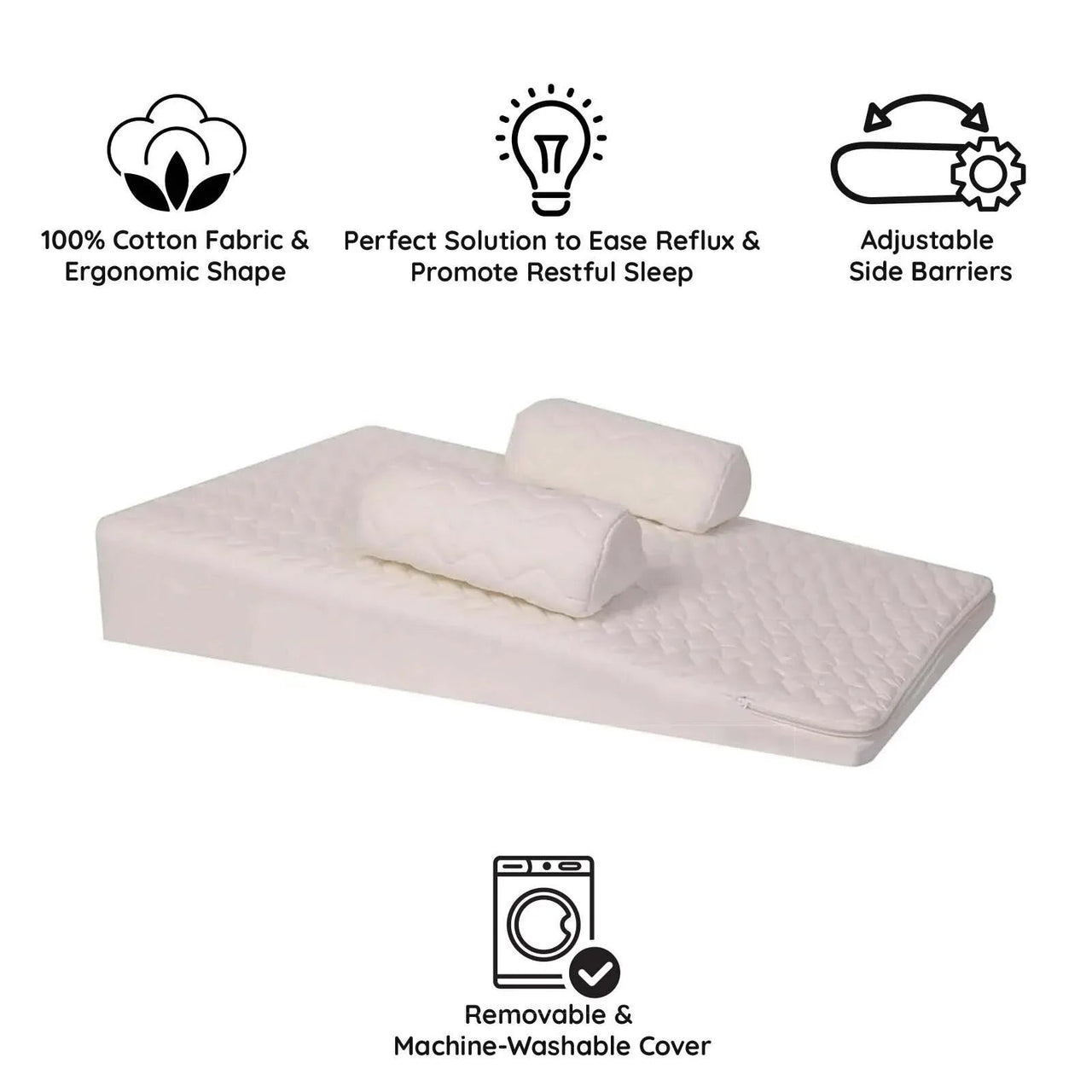 ebebek baby plus Baby Eco Reflux Wedge Pillow - Miu Mau Collectibles