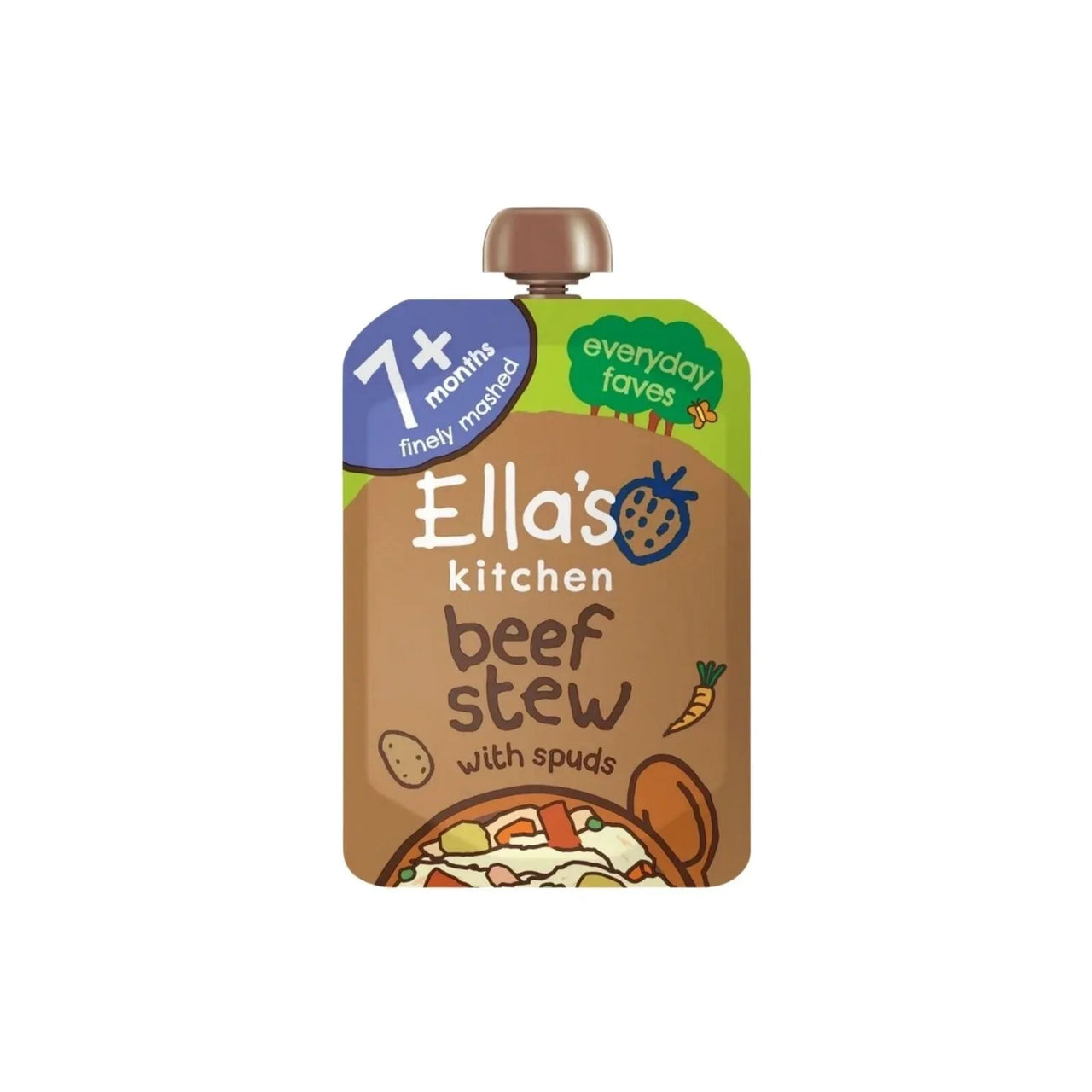 Ella's Kitchen Organic Beef Stew Baby Food Pouch 7+ months 130g - Miu Mau Collectibles