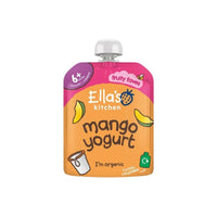 Ella's Kitchen Organic Mango Greek Style Yoghurt Baby Food Pouch 6+ months 90g - Miu Mau Collectibles