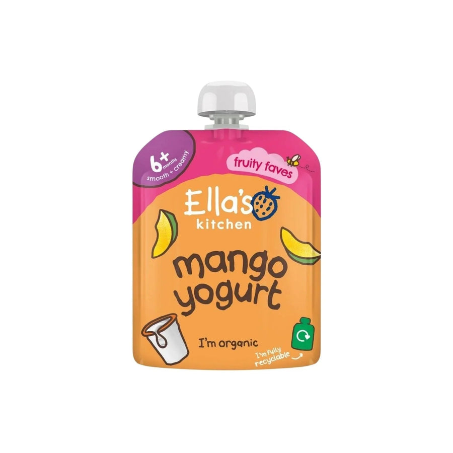 Ella's Kitchen Organic Mango Greek Style Yoghurt Baby Food Pouch 6+ months 90g - Miu Mau Collectibles
