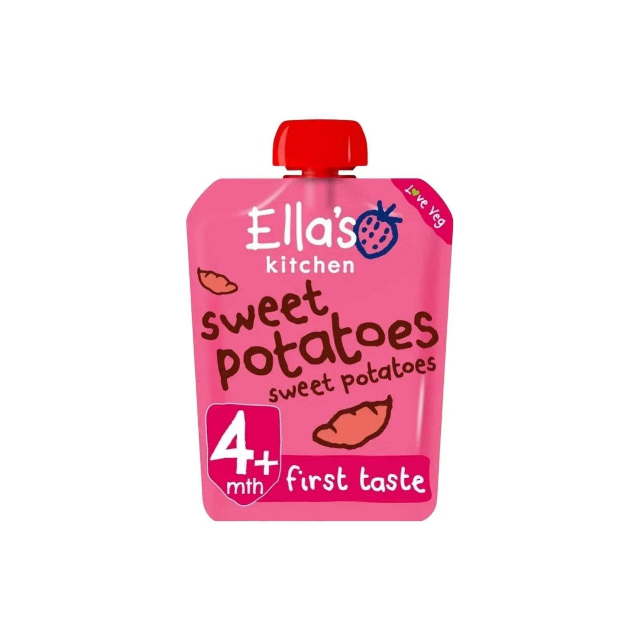 Ella's Kitchen Organic Sweet Potatoes First Tastes Baby Food Pouch 4+ months 70g - Miu Mau Collectibles