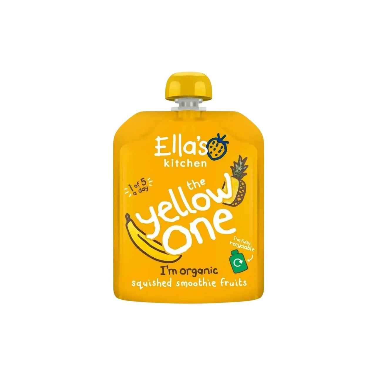 Ella's Kitchen Smoothie The Yellow One Baby Food Pouch 6+ months 90g - Miu Mau Collectibles
