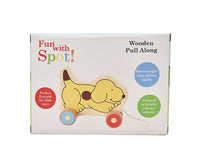 Fun with Spot Spot Wooden Pull Along Yellow - Miu Mau Collectibles