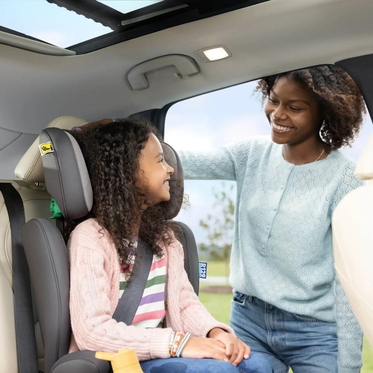 Graco Affix i - Size R129 ISOFIX Highback Booster Car Seat - Midnight - Miu Mau Collectibles