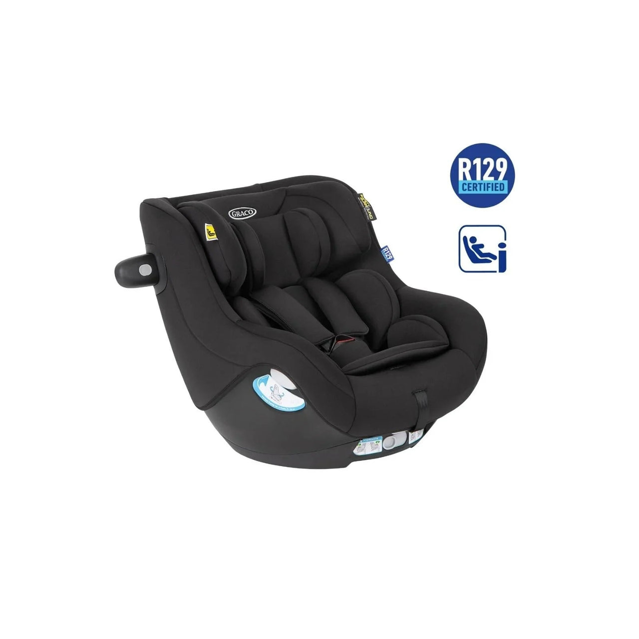 Graco SnugGo i - Size R129 Convertible Car Seat - Midnight - Miu Mau Collectibles