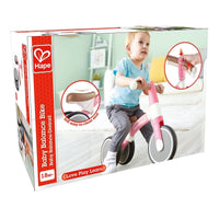 Hape First Ride Toddler Balance Bike, Pink - Miu Mau Collectibles