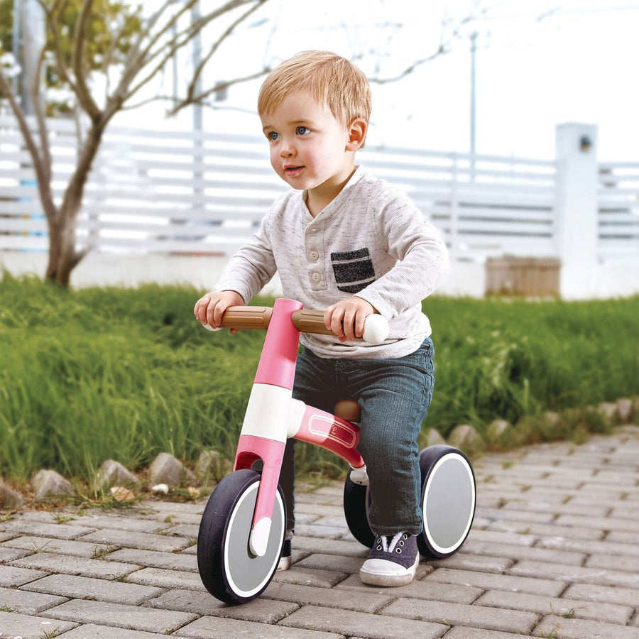 Hape First Ride Toddler Balance Bike, Pink - Miu Mau Collectibles