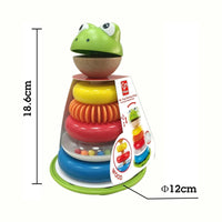 Hape Mr Frog Stacking Rings - Miu Mau Collectibles
