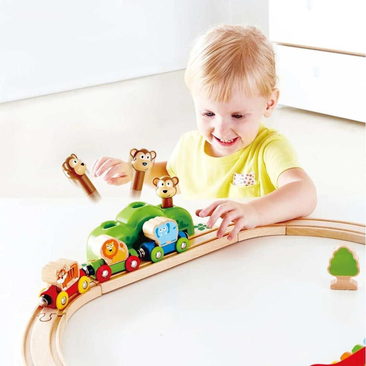 Hape Music & Monkeys Railway - Miu Mau Collectibles