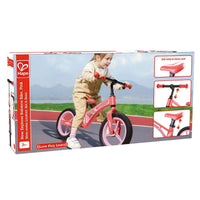 Hape New Explorer Kids Balance Bike, Pink - Miu Mau Collectibles