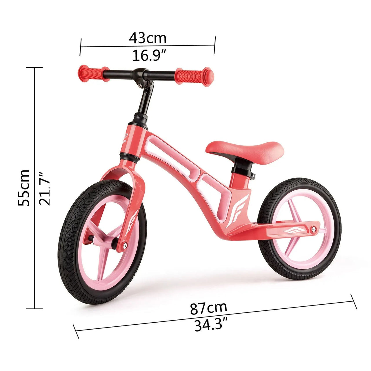 Hape New Explorer Kids Balance Bike, Pink - Miu Mau Collectibles