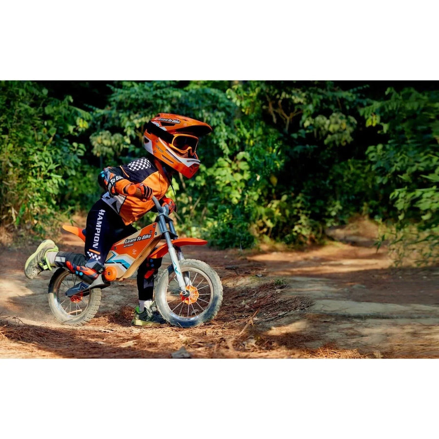 Hape Off Road Kids Balance Bike - Orange - Miu Mau Collectibles