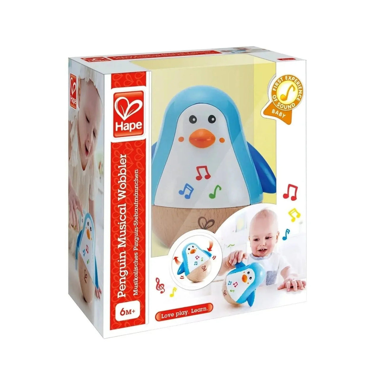 Hape Penguin Music Wobbler - Miu Mau Collectibles