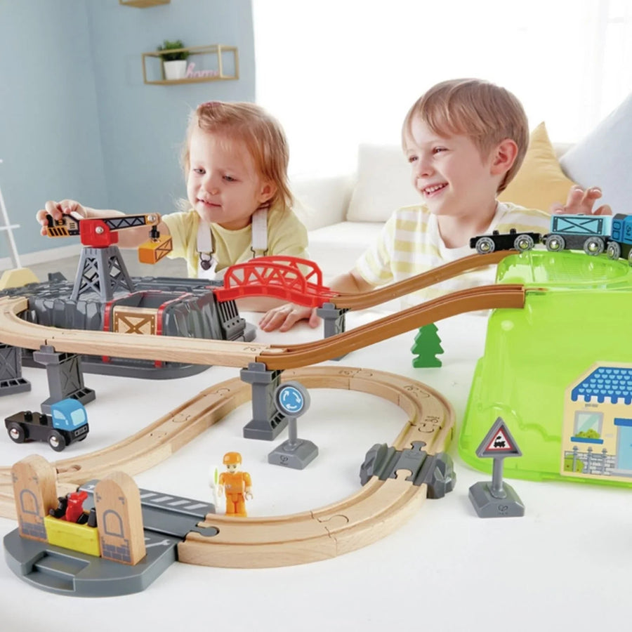 Hape Railway Bucket Builder Set - Miu Mau Collectibles
