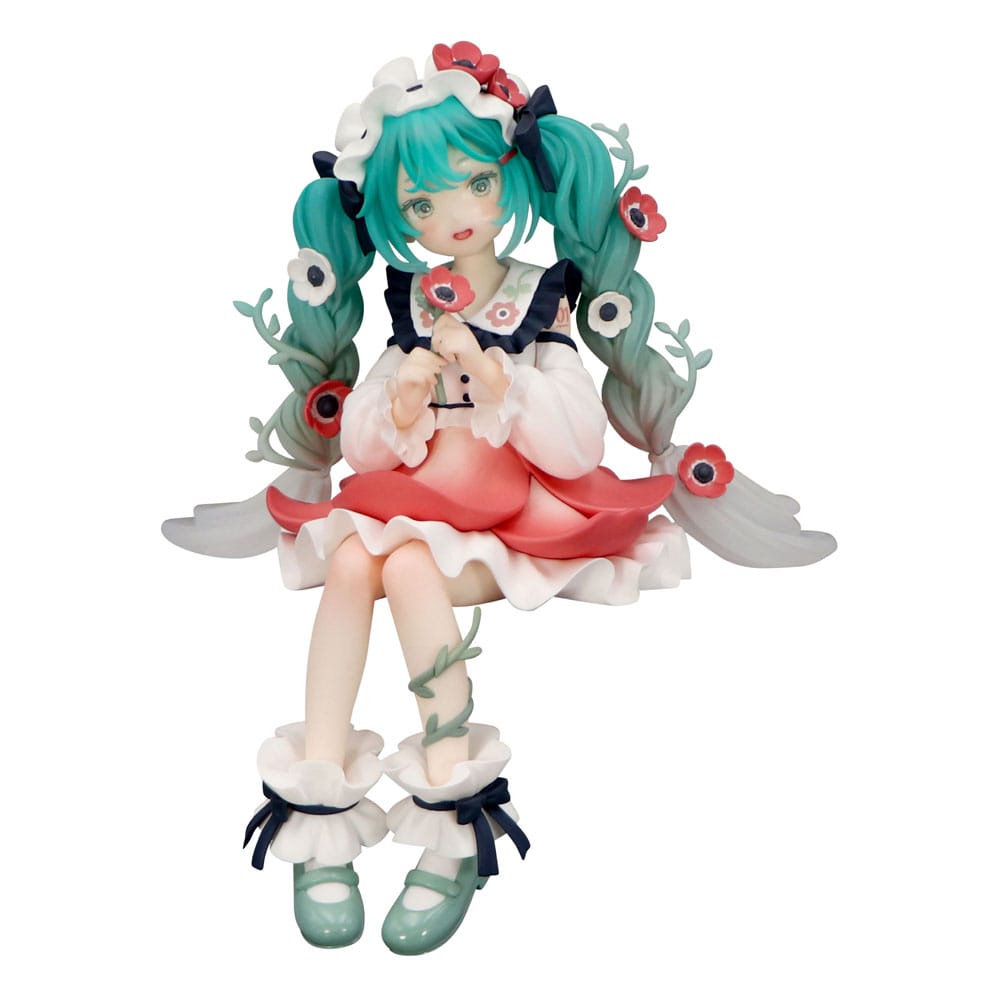 Hatsune Miku Noodle Stopper PVC Statue Flower Fairy Anemone 14 cm - Miu Mau Collectibles