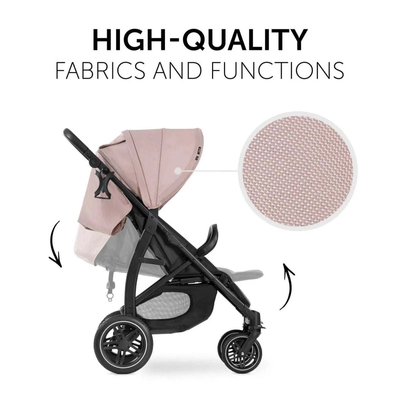 Hauck Rapid 4D Pushchair - Rose - Miu Mau Collectibles