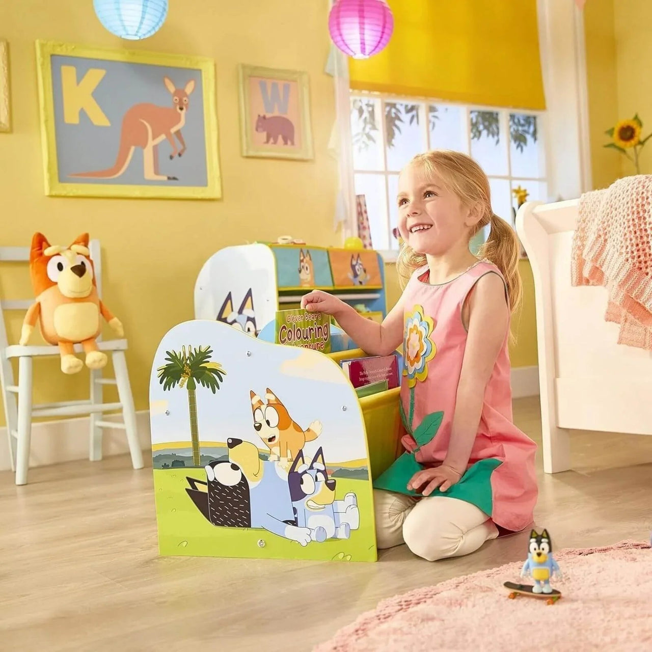 Hello Home Kids Sling Bookcase - Bluey - Miu Mau Collectibles