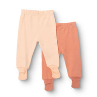 HelloBaby 2 - Pack Joggers with socks - Salmon - Miu Mau Collectibles